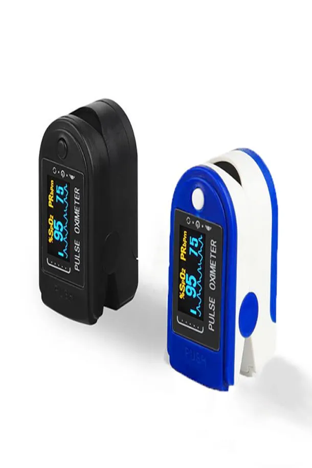 Monitoraggio del tipo di dita clip Pulse Oximetro con display digitale elettronico LED Sleep Portable Slee Blood Ossigeno SPO2 PRBPM Monit5890488