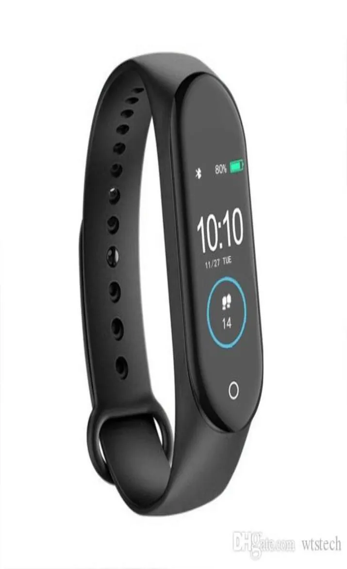 Detaliczny zegarek M4 Smart Band z bransoletą fitness Bransoletę Sports Trzeba serca Smartband Monitor Strap dla Fitne5334914