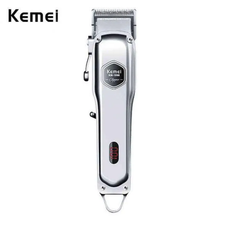 KEMEI KM1998 Profesjonalne włosy premium Clipper Men Pro Version 2000Mah Battery Super Light Super Strong Super Ciche Shop H4769014