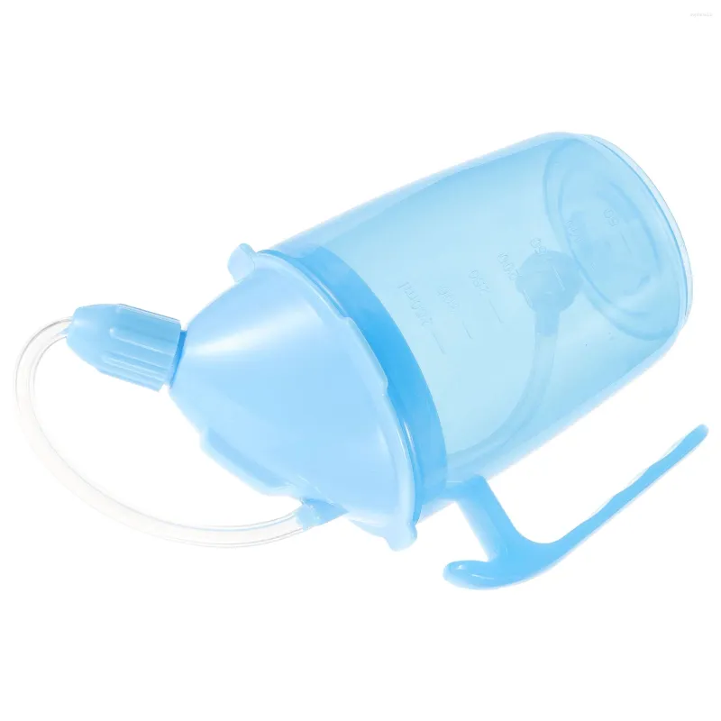 Tassen lecker Beweis Sippy Cup Patient Multi-Use Strohfuttermittel tragbare Erwachsene Tassen Deckel Strohhalme Trinken Ältester