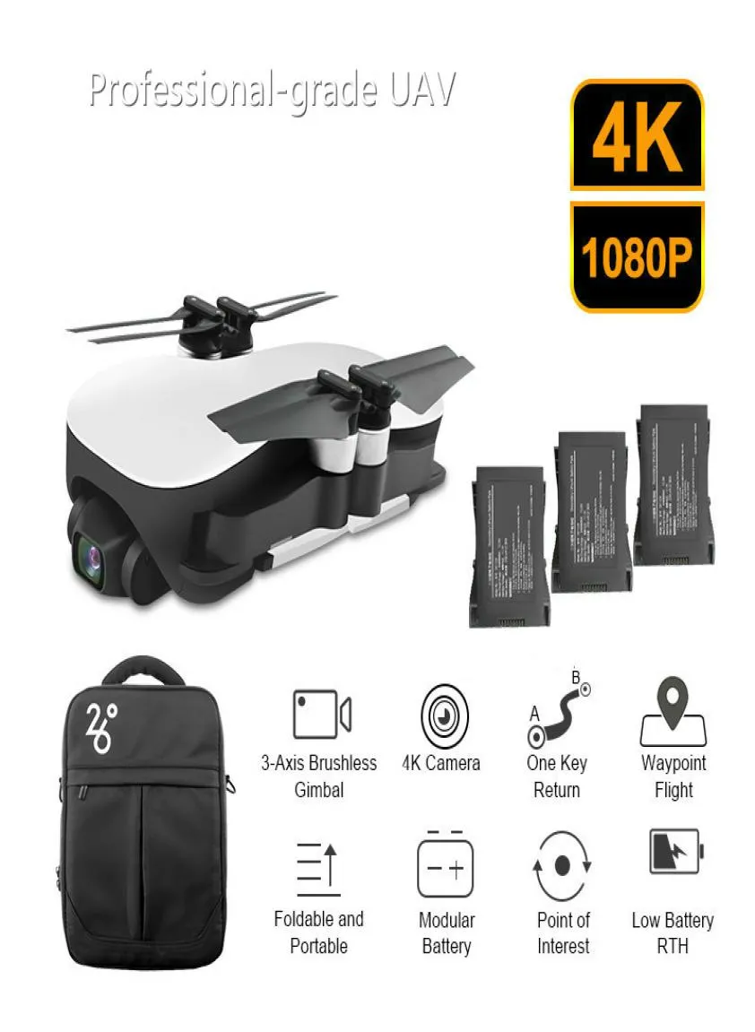 Aurora 5G WiFi FPV Brushless Motor 1080P4K HD Camera GPS Dual Mode Positioning Foldable RC Drone Quadcopter RTF Fly 12KM A0628515510