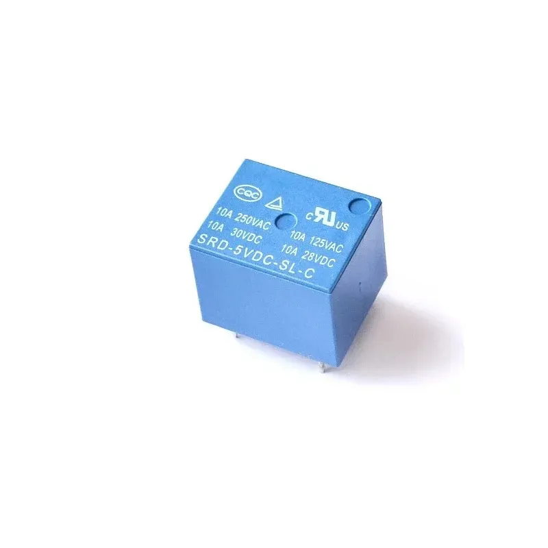 2024 10PCS DC Power Relay T73 5V 12V 24V SRD-5VDC-SL-C SRD-12VDC-SL-C SRD-24VDC-SL-C 10A 250VAC 5PIN for Industrial Applications with High -