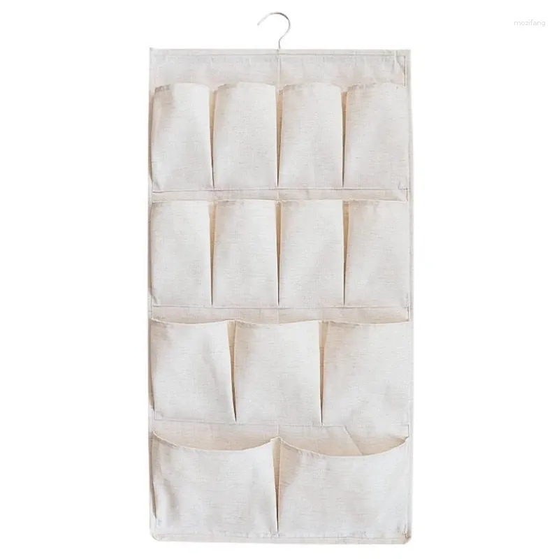 Storage Bags AT35 Double-Sided Wall Hanging Door Underwear Organizer Waterproof Bedroom Closet Toy Key Home Office Container