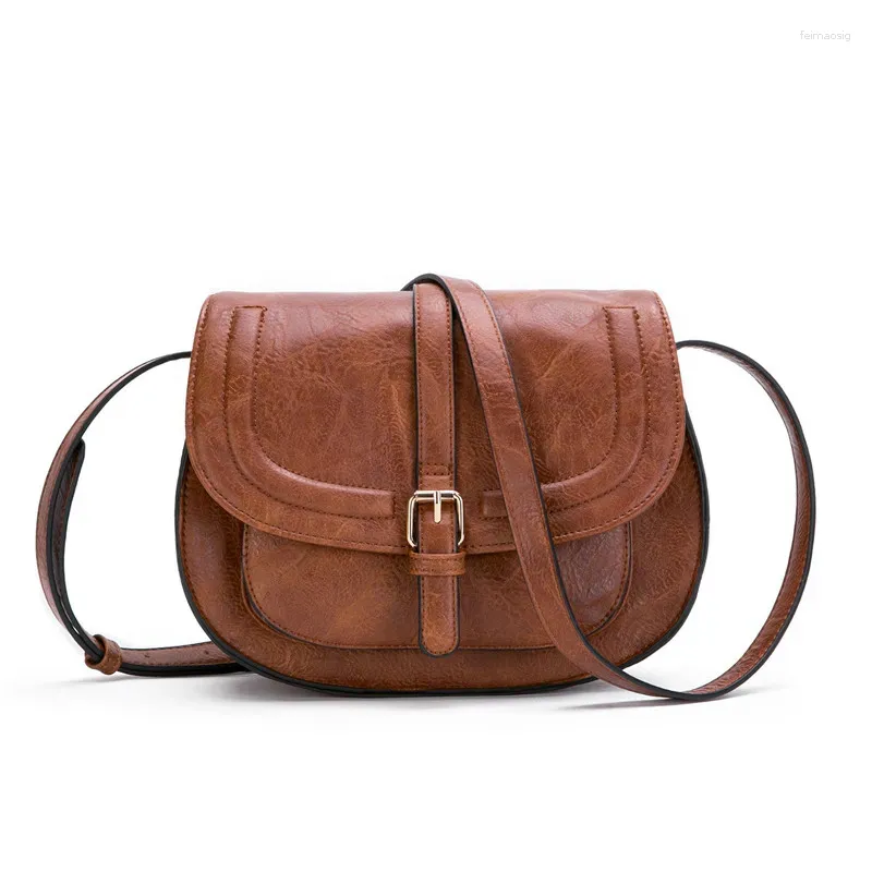 Школка Acelure Fashion Solid Crossbody Women Small Satchel кошелек винтажное седло плечо высокое качество мессенджер