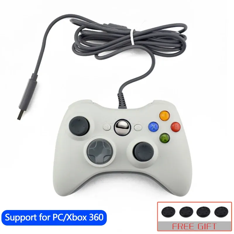 Gracze Data Frog USB Przewodnik Kontroler Konsole Xbox 360 wibracje joystick joystick gamepad na PC/Windows 7/8/10 Wsparcie dla gry pary