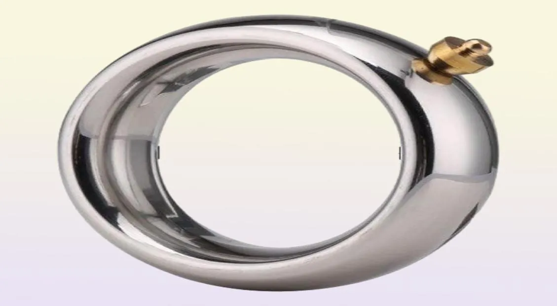 Macho de choque elétrico anel de anel de metal anéis de pênis scrotum scrota eletro estimulação acessório para brinquedos sexuais de choque eletro DIY4769169