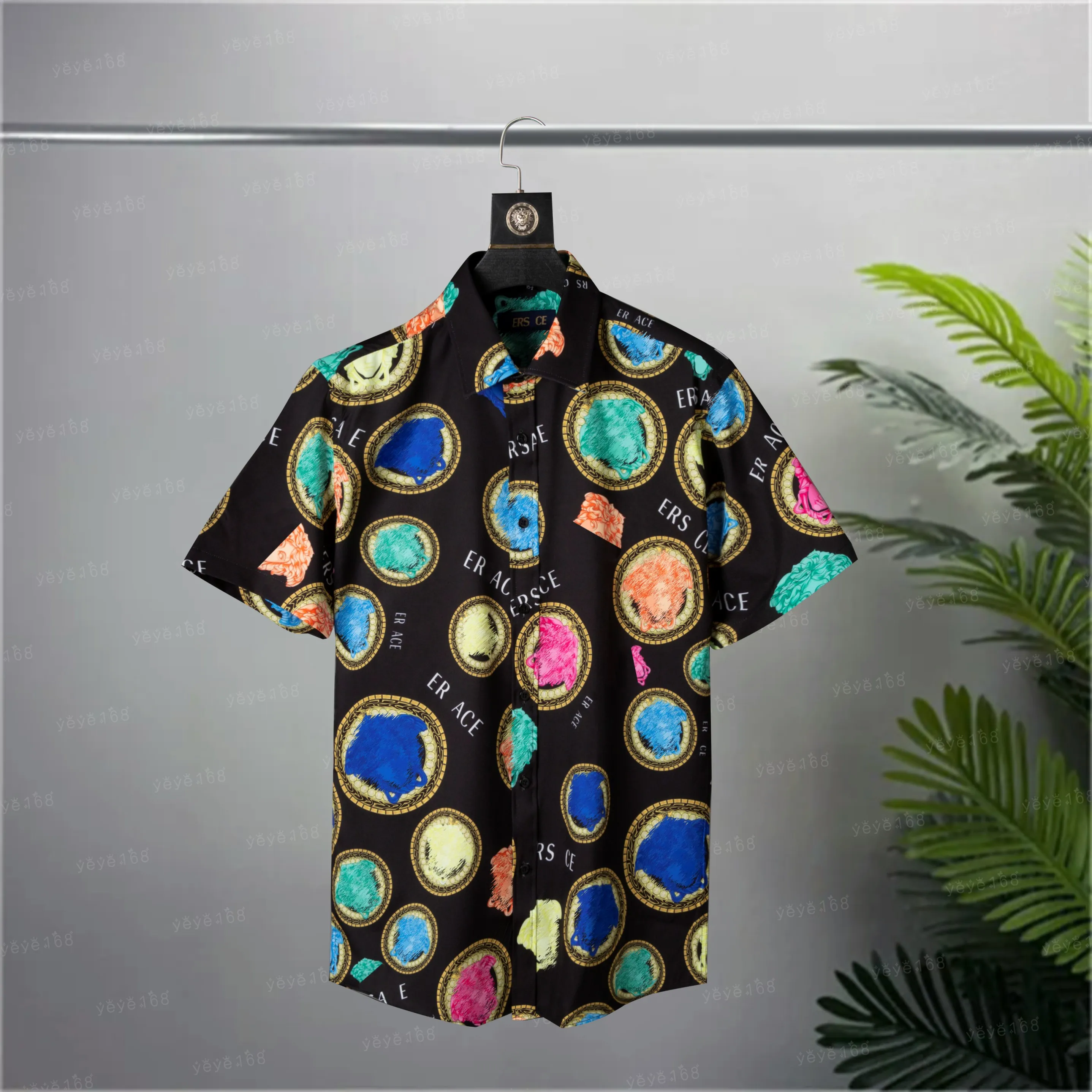 Itália Chemise Luxe Men Dress Dress Camisa de designer de camisa de alta qualidade para homens Designer Button Shirts Size asiático M-3xl yyj