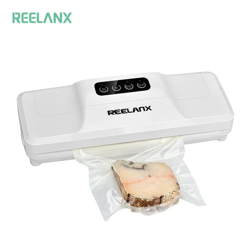 Машина Reelanx Vacuum Sealer v1 140W Автоматическая вакуумная упаковочная машина для еды с 15 шт.