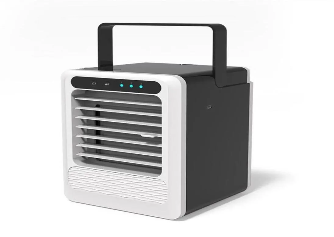 Smart Home Control 7 Light USB Mini portátil Air Conditioner Fan Space Space Resfriamento pessoal para Room2493140