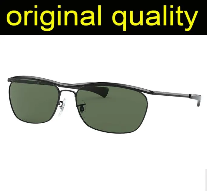 top Quality rays 3619 Sunglasses women men Glass Lens uv400 aviation brand classic mirror male oculos vintage man sun Glasses9357435