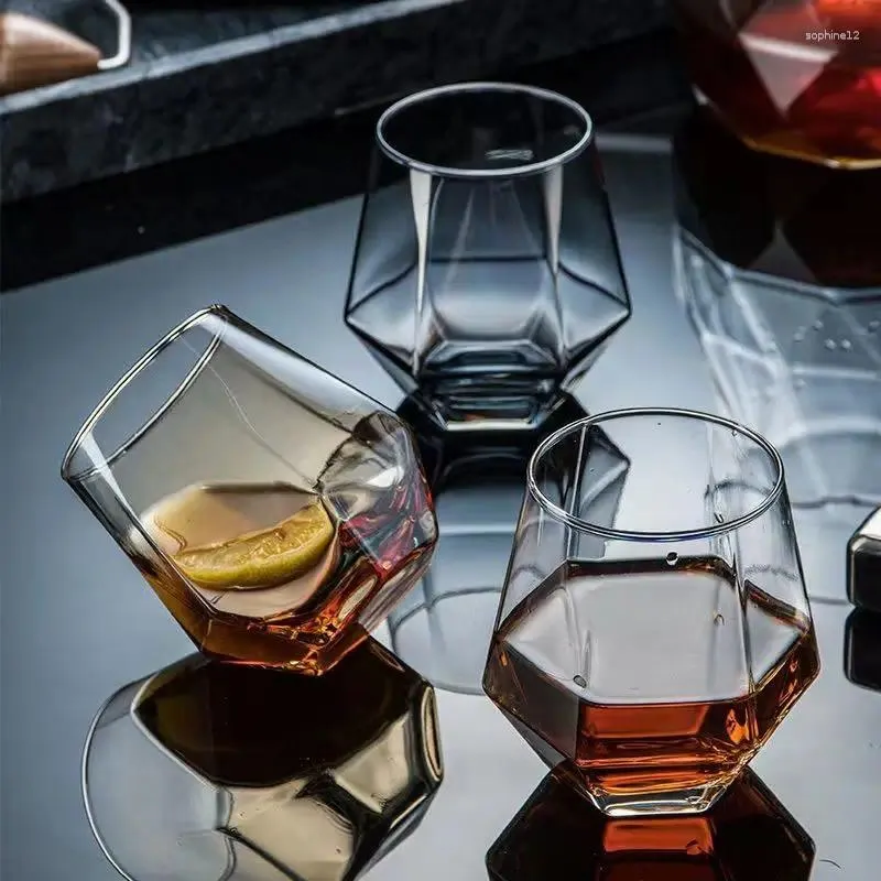 ワイングラス透明ガラスホーム熱耐性リビングルーム飲酒カップ