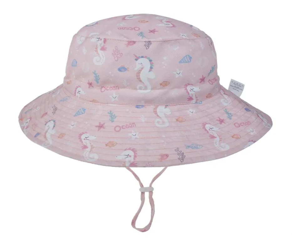 Kids039 Sunblock Children039S Hat Spring Summer Sun Cap Boys and Girls Baby Baby Caps Beach Headboned OOD63997049012