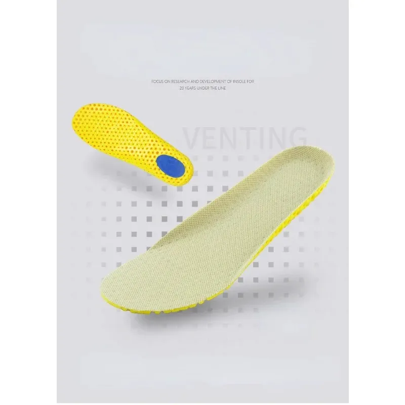 Memory Foam Insoles for Shoes Sole Mesh Deodorant Ademende kussen lopende inlegzolen voor voeten man vrouwen orthopedische inlegzolen