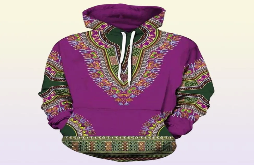 Lässige Kapuze Sweatshirt Männer Frauen Mode afrikanische Dashiki -Print Hoodies Sweatshirts Männer Hip Hop Hoodie Tracksuit4214020