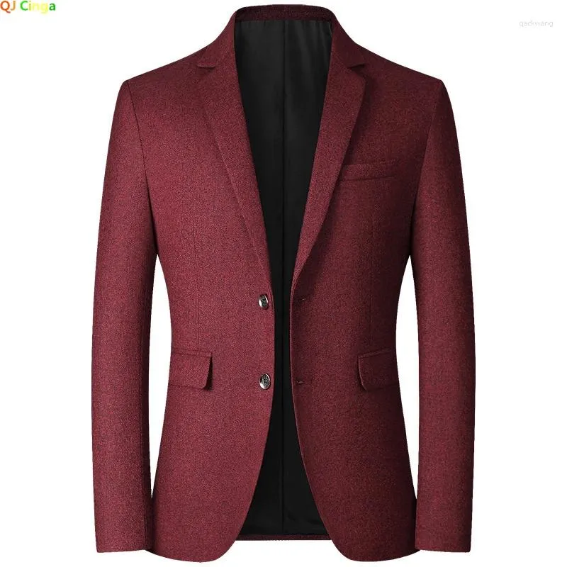 Erkekler Kırmızı V yaka tek göğüslü takım elbise ceket moda ince elbise ceketler mavi gri sarı blazers erkek rahat üstler m-xx xxl 3xl 4xl