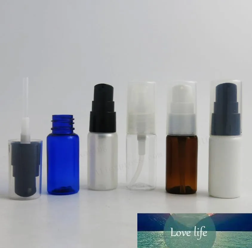 100 x 15 ml blu bianco blu blu in plastica in plastica bottiglia pompa a lozione da 12 once a lozione per la lozione emulsione confezionamento 8150037