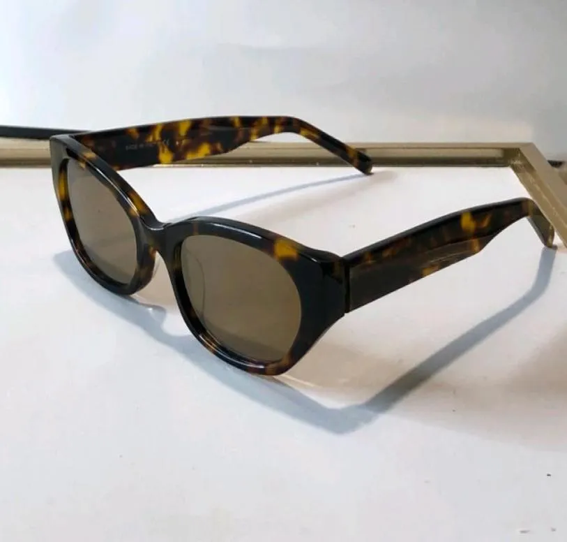 Kleine kat oogzonnebrillen havana gouden gespiegelde vrouwen wrap sunnies glazen tinten sonnenbrille occhiali da sole uv brillen met BO3695451