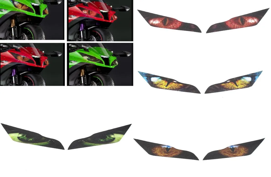 For Kawasaki ZX10R 20112015 Motorcycle Accessories headlight stickers MOTO modification2364128