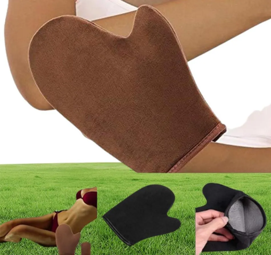 Neuer Bräunungshandschuh mit Daumen für Selbstgerichte Tan Applikator Mitt für Spray Tan Beach Special Gloves 4687275