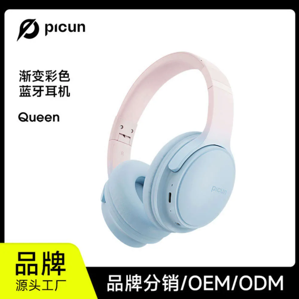 Picun Inventory Queen's New Bluetooth Head Mounted Wireless Ohrhörer, Gaming -Computer