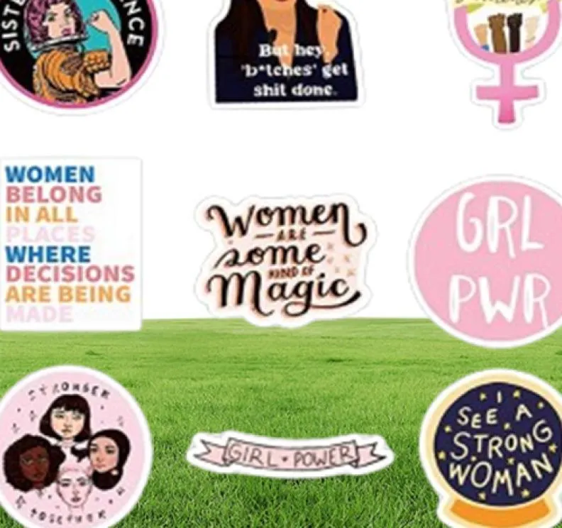 50pcslot feministische stickers voor laptopbumperwater flessen computerPhoneHard hatcar diy waterdichte sticker sticker7406023