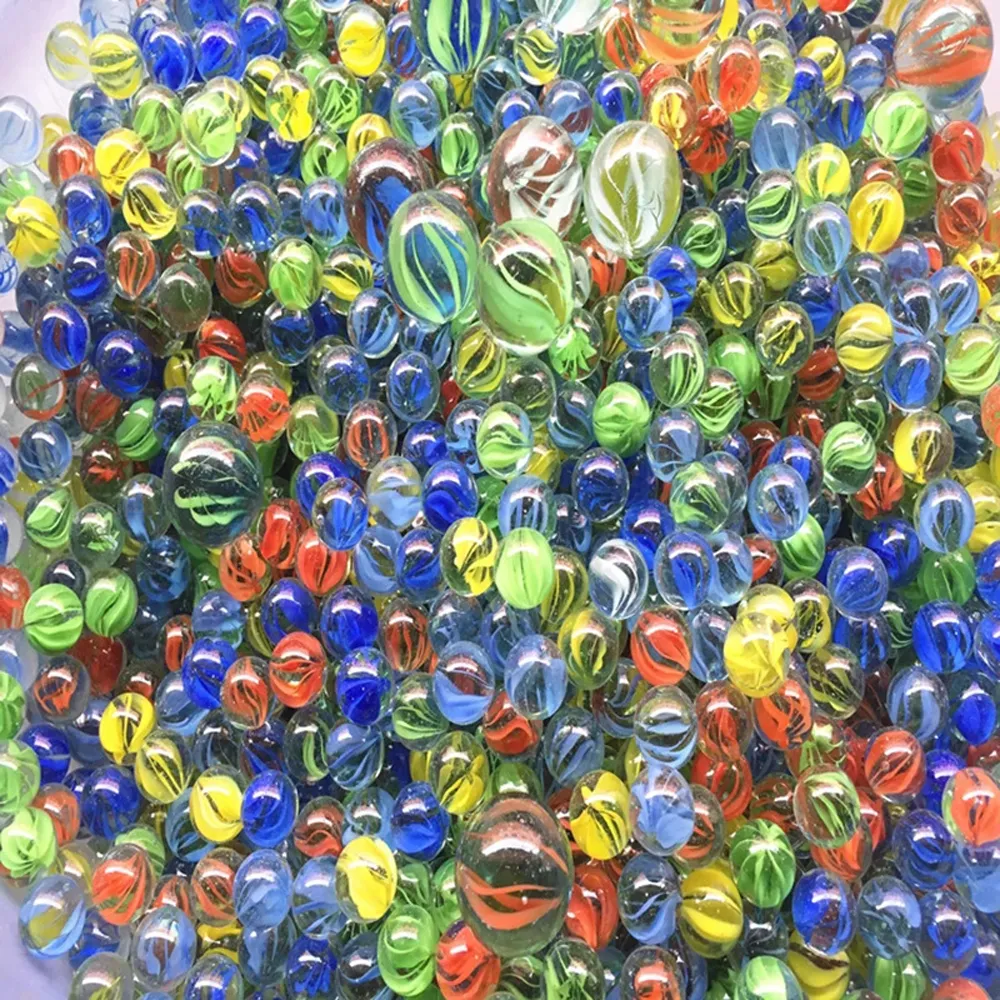 100 Canicas De Vidrio De 12 Mm – Brillantes Y Coloridas, Ideales Para Jugar Y Decorar, Regalo Para Niños +5 Años