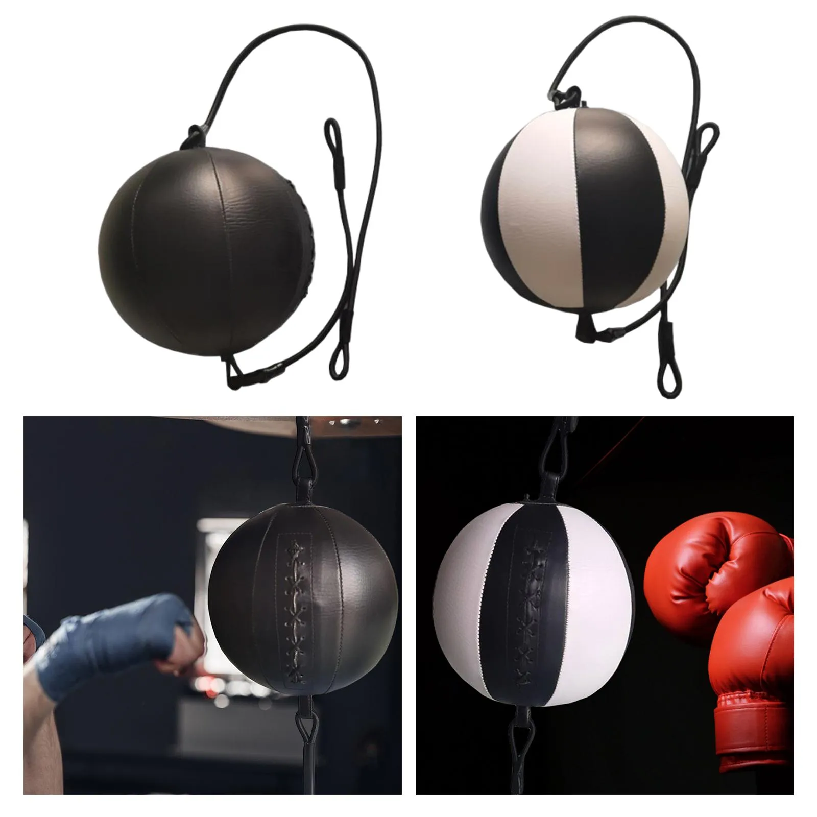 Durable Boxing Ball Elastic Rope Double End Punching Bag for Training ...