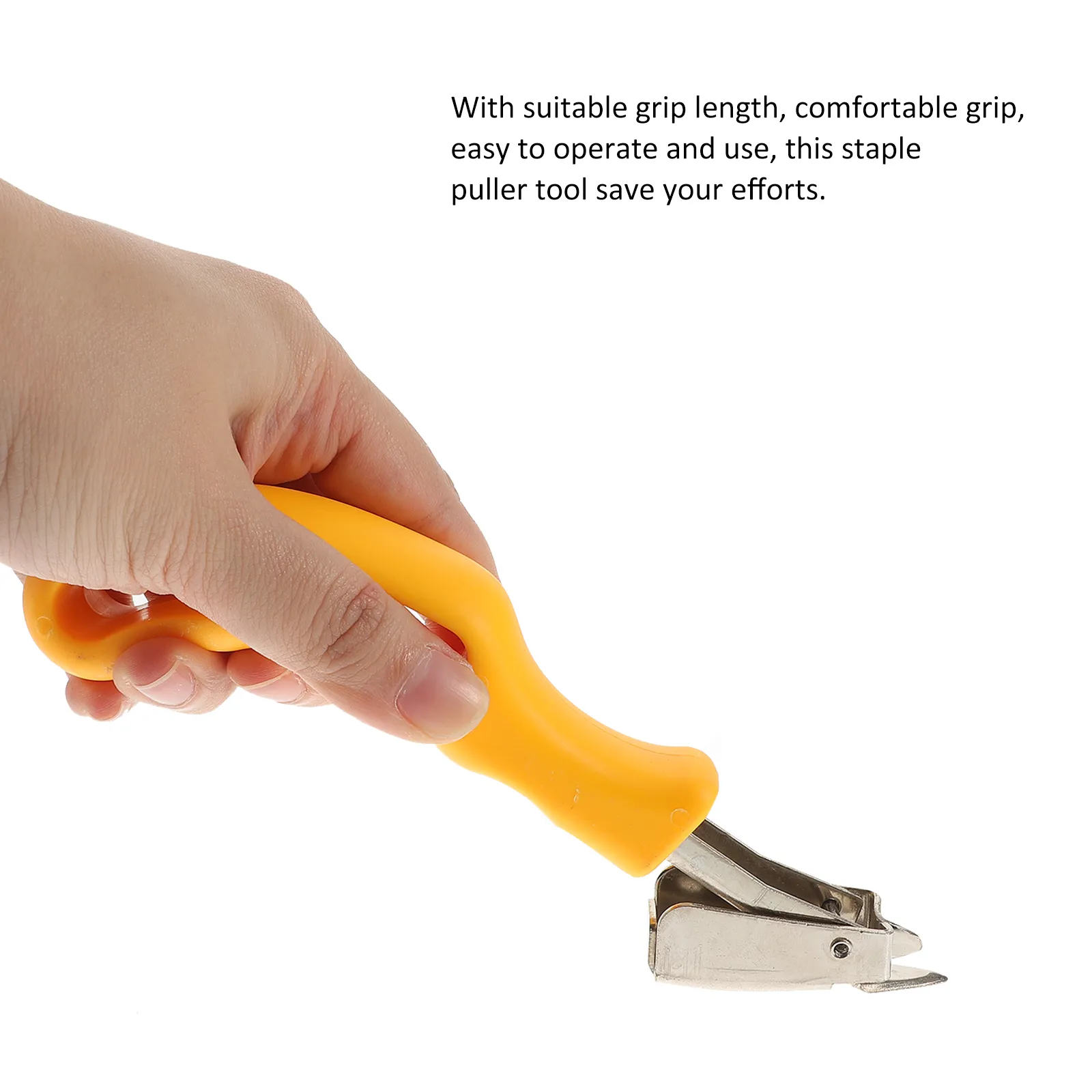 Upholstery And Construction Staple Remover With Tack Puller Tool, Nail