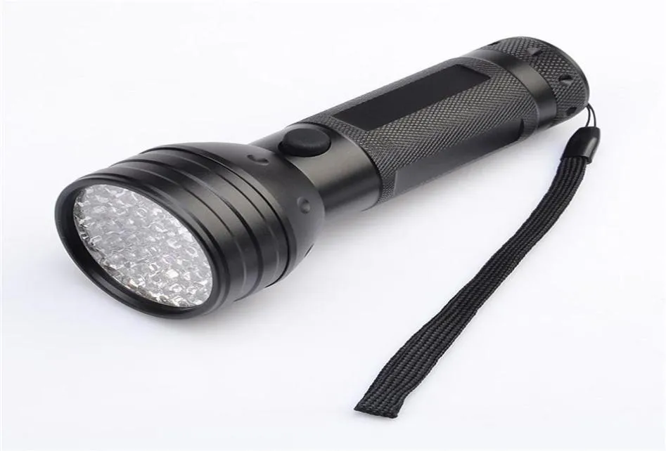 Epacket 395nM 51LED UV Ultraviolet flashlights LED Blacklight Torch light Lighting Lamp Aluminum Shell22083850987