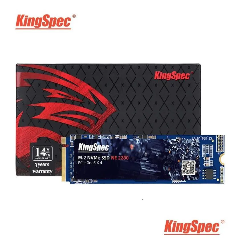 Hard Drives Kingspec Ssd 1Tb M.2 Pcie Nvme 2Tb 128Gb 512Gb 2280 M2 Drive Disk Internal Solid States For Desktop Laptop Uter 231221 Dro Otavg