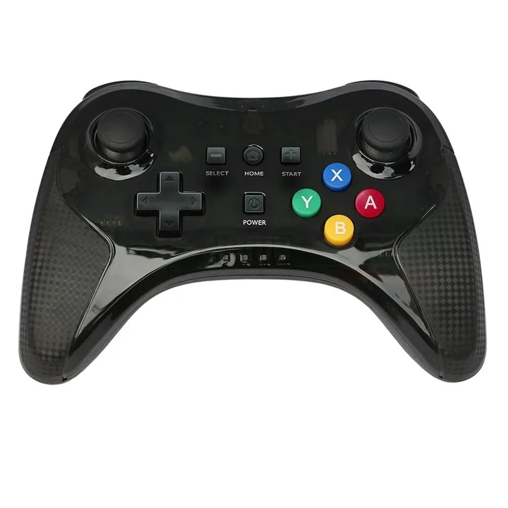 Gamepads wiiu gamepad pro wireless gamepad per wiiu host wireless bluetooth con motivo antisciplice e pulsanti a colori