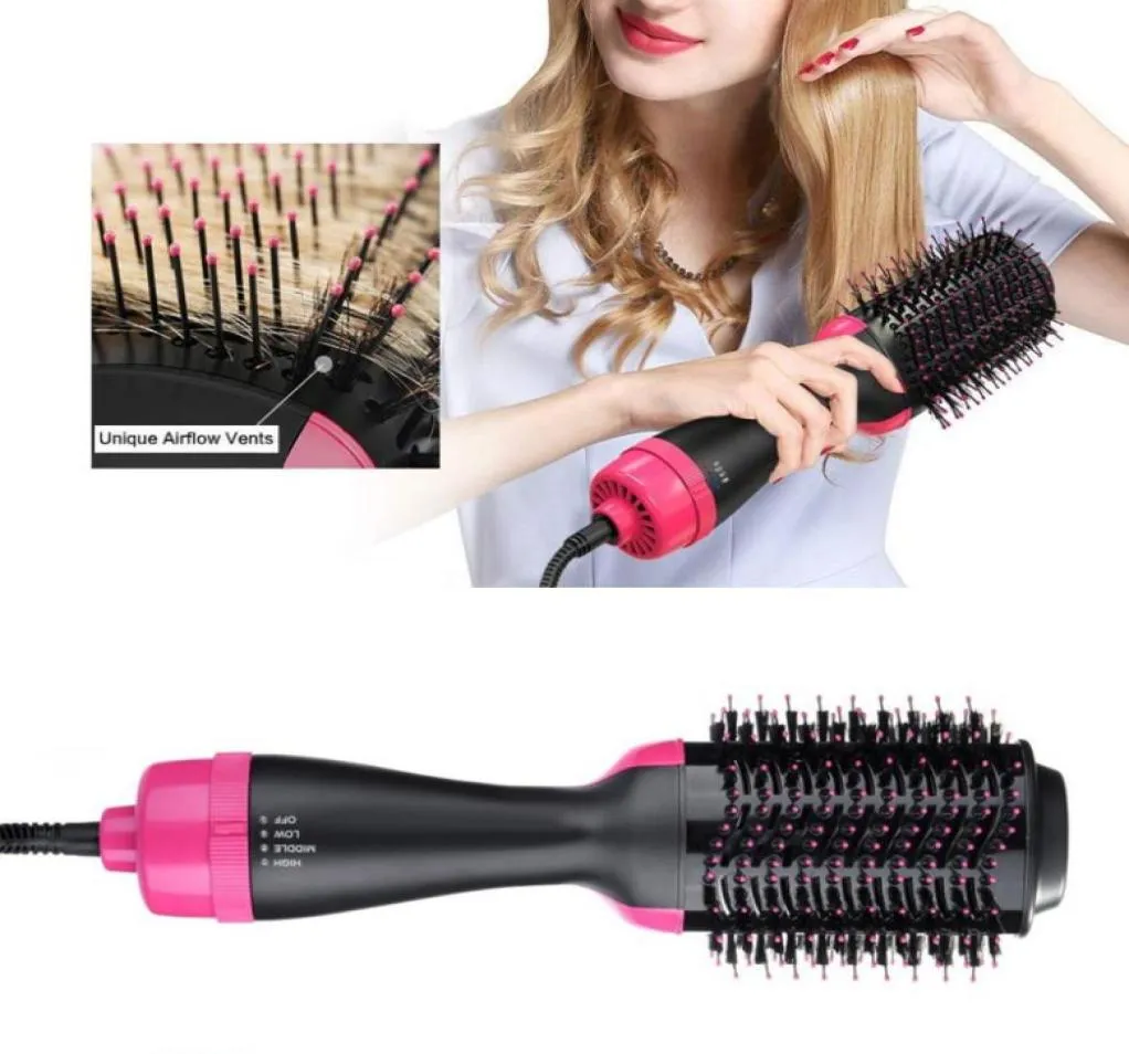 OneStep Hair Secer Volumizer Rolumizador de ar elétrico Curling Larregador secador de sopro Salão de ar estilos de cabelo pente dr6079211