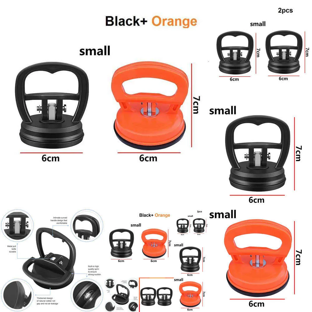 2024 2024 Bilreparationsverktyg Kroppsreparation Puller 2inch Black/Orange Suction Cup Ta bort bucklor för bil Dent Glass Sugavlägsningsverktyg