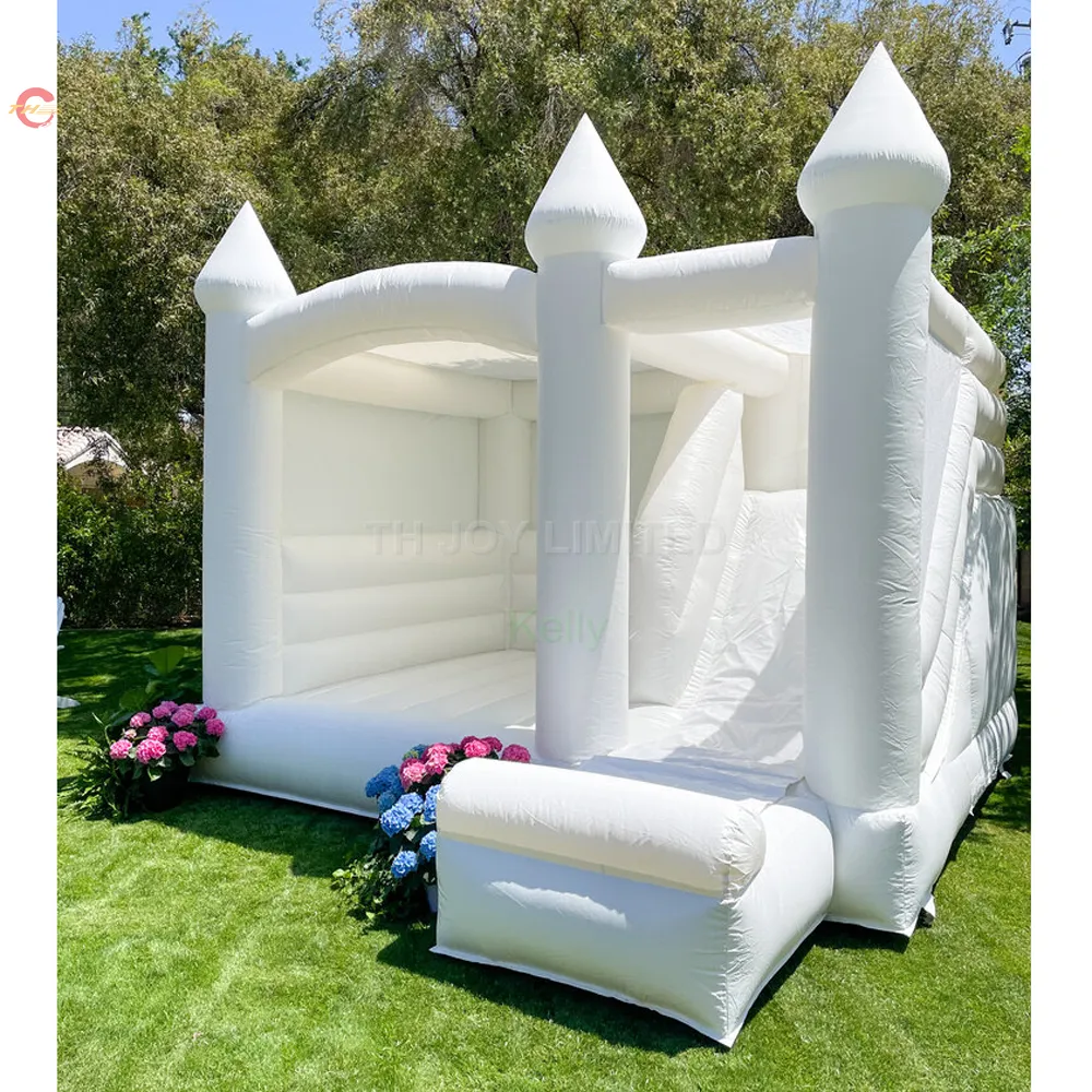 4.5mlx4.5mwx3.5mh (15x15x11,5ft) Navio gratuito Atividades ao ar livre Gigante inflável Bouncer Bouncer Wedding Bounce House para venda