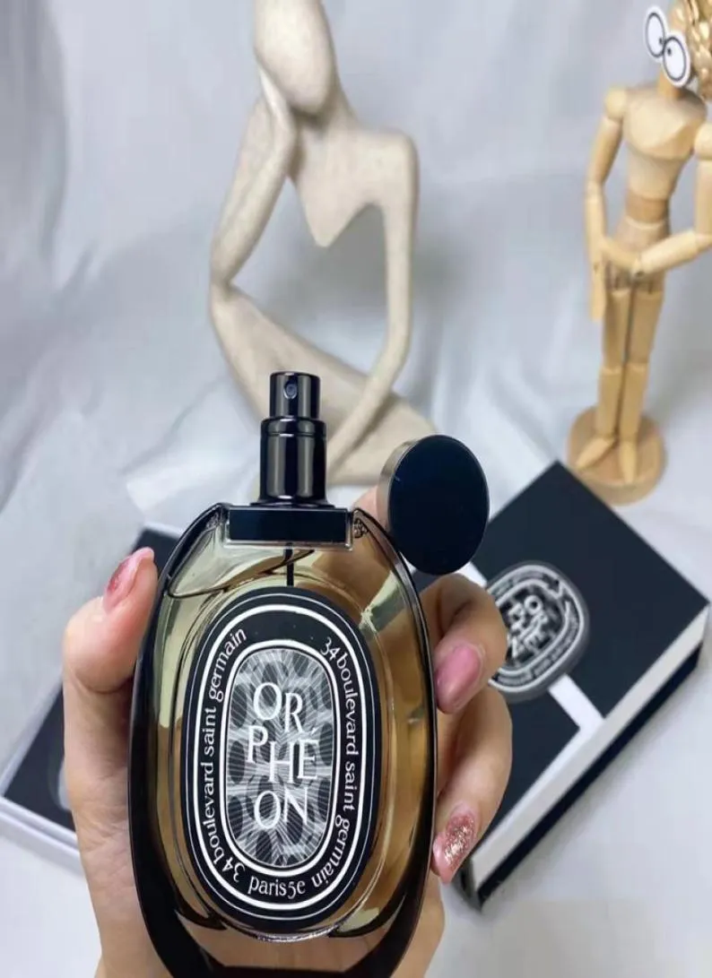 Unissex Original Quality Perfume Spray Orpheon 75ml Black Bottle Men Mulheres Fragrância cheiro encantador e entrega rápida7434139