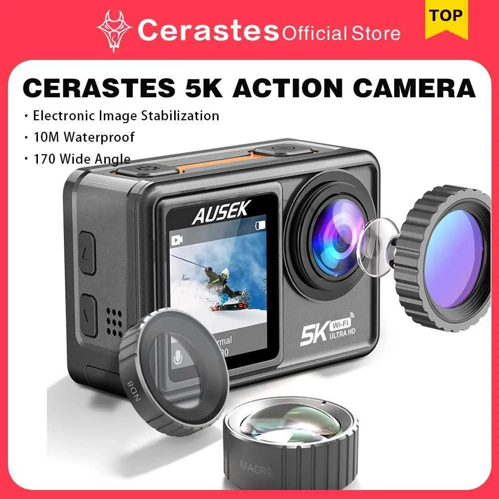 4K Ultra HD Action Camera: High Resolution Video Recorder With