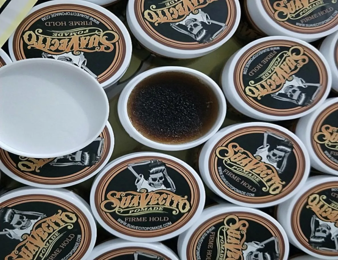 SUAVECITO POMADE CHEL GEL Style Firme Hold Pomades Cix Strong Hold Rétablir des manières anciennes Big Skeleton Hair Slisshed Hair Back Oi1542712