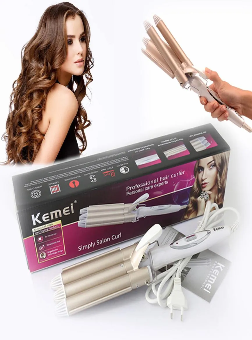 Kemei Curling Professionellt hår och styling Tool Wave Curling Iron5575771