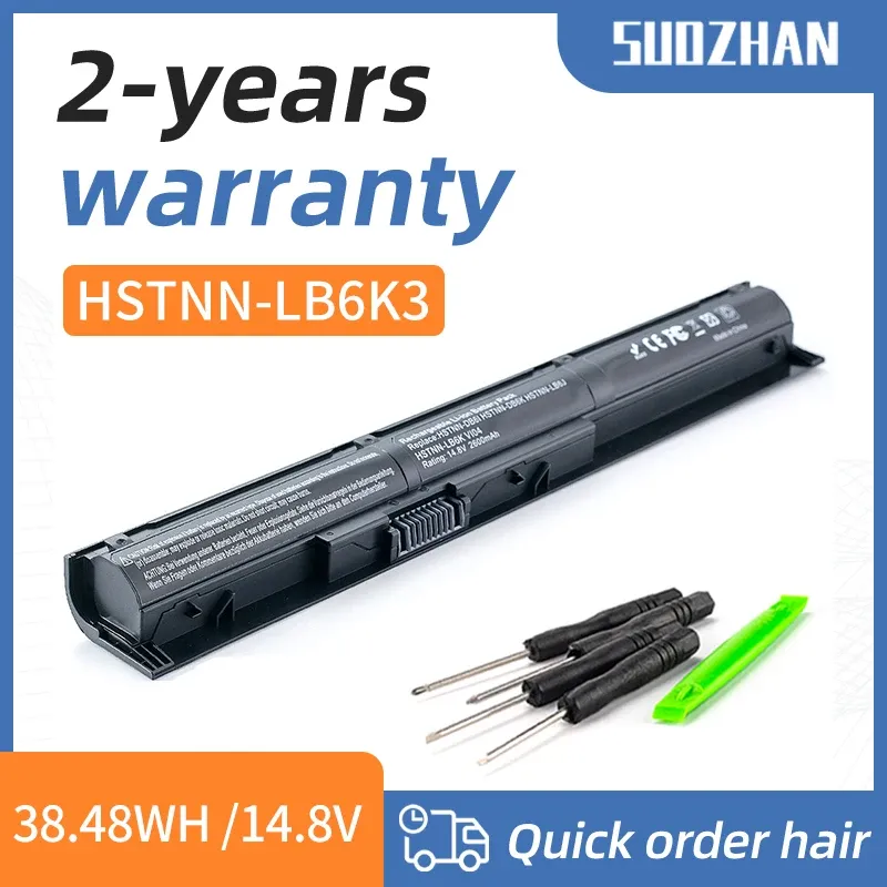 Batteries SUOZHAN VI04 Batterie d'ordinateur portable pour HP Probook 440 445 450 455 G2 HSTNNLB6K 756743001 756745001 HSTNNUB6K HSTNNPB6I TPNQ140