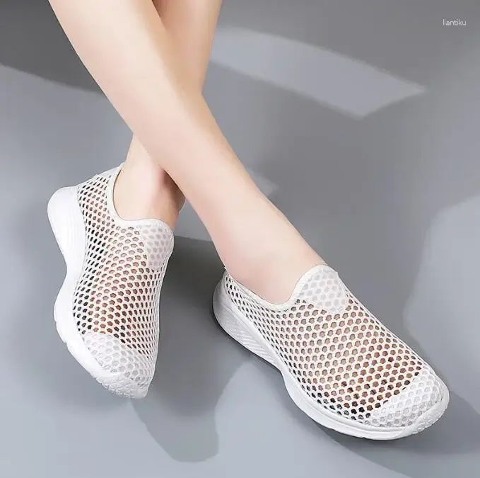 Casual Shoes Season Women Sandals 2024 Breathable Fashion Sports Soft Comfortable Female Loafers Zapatos