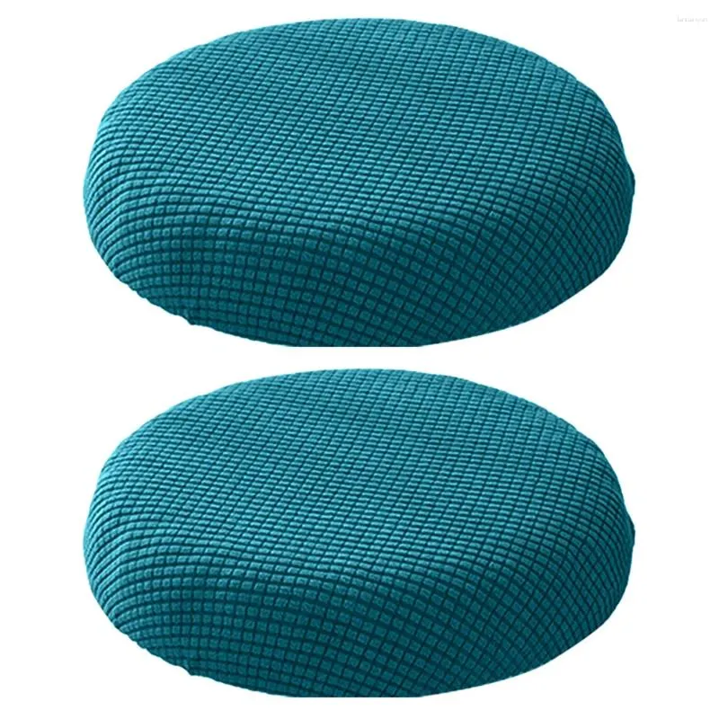 Tampas de cadeira 2 PCs Sofá Cushion Lavagem de toalha de mesa Conjunto de jantar 4 sofá por linho redondo de USO Copertura della