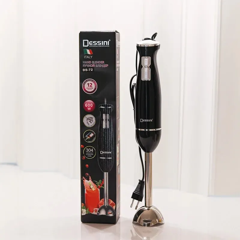 Blender Dessini Black Color Stick Méxatrice électrique Cutter de viande de mélangeur pour la cuisine Baucheur à légumes de haute qualité