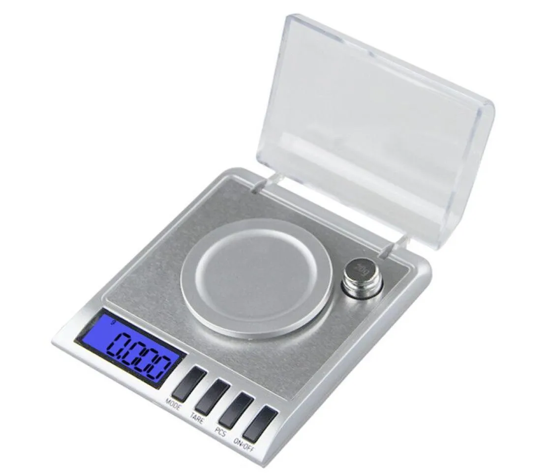 50g0001g Mini outils de pesée numérique haute précision Médicaux de laboratoire médical Balance numérique Pocket Scale avec étalonnage WEI9189180