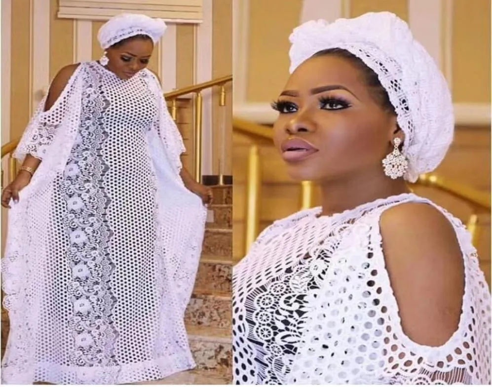 5YardsLot Dernest Design 2019 White Nigérian Nigérian en dentelle française Tissu de dentelle africaine pour robe de fête WW01A4119438