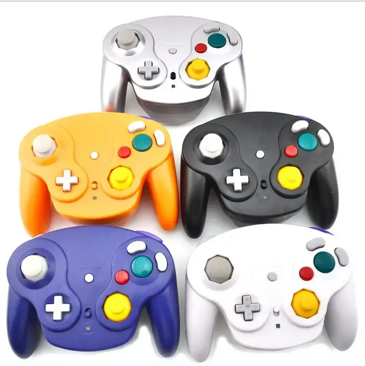 GamePads 2.4GHzゲームコントローラーワイヤレスゲームパッドGameCube for NGC for Wii Shock Turbo Clear機能