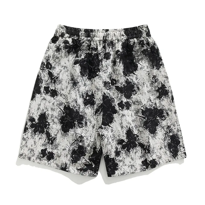 2024 Europe et États-Unis pantalons de plage transfrontaliers été course ample section mince shorts pour hommes décontractés_voghion.com