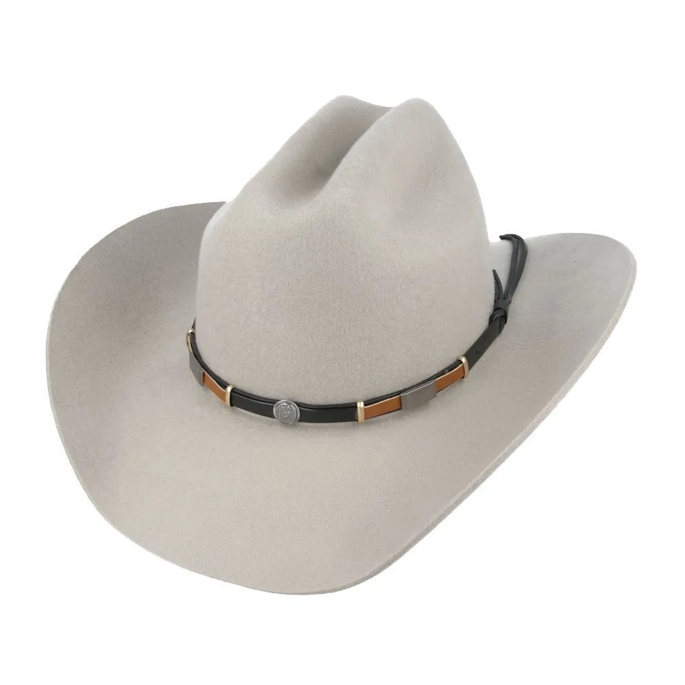 Западная ковбойская шляпа Классическая американская шерстяная шерсть винтажная ковбойская шляпа Великобритания