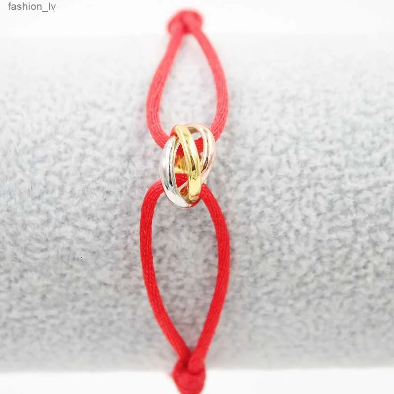 Nieuwe hete roestvrijstalen armband 3 metalen gesp lintketen Multicolor verstelbare maat armband voor vrouwelijke man unisex
