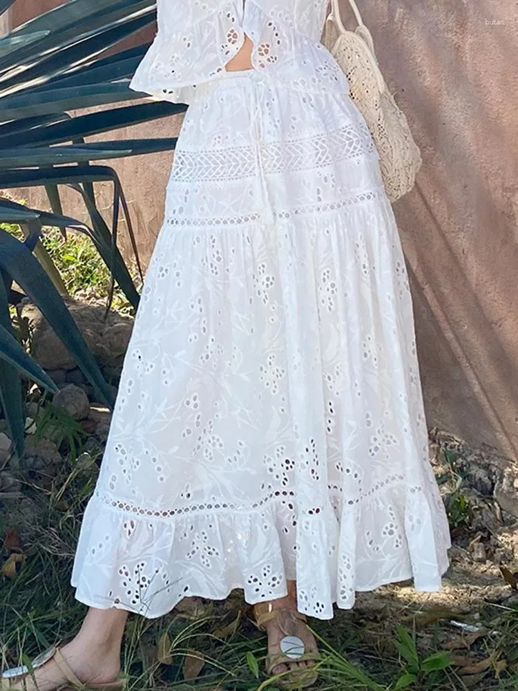 Gonna bianca estiva hot sale