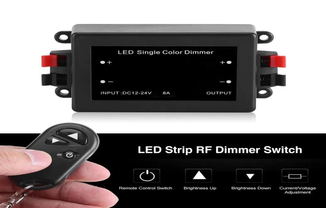 1224V 8A RF Interruttore dimmer per controller remoto per striscia a LED a colori singolo 33324154